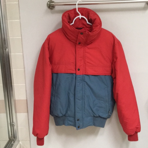 Vintage Goose Down Puffer Coat w/ Goose Feathers - Picture 2 of 8